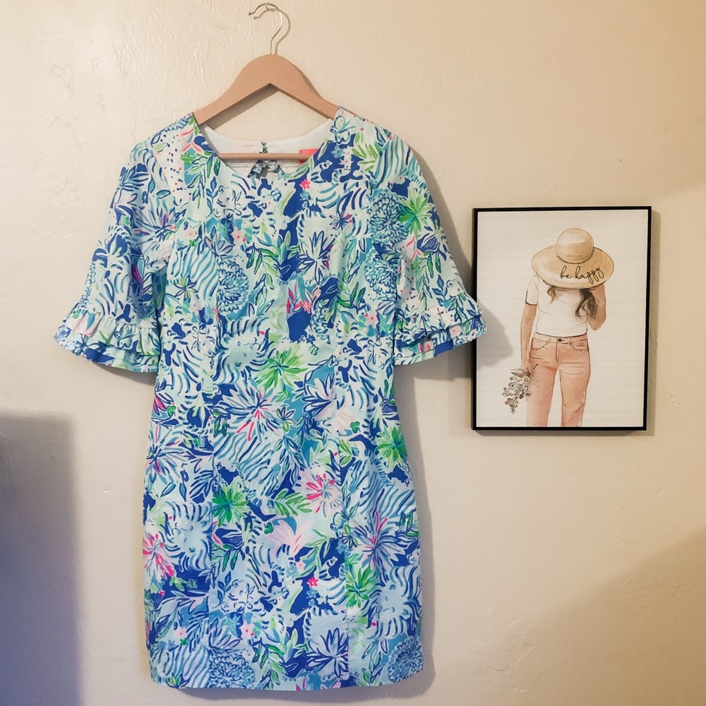 Lilly Pulitzer Fiesta Dress Lion Around 4 NWT